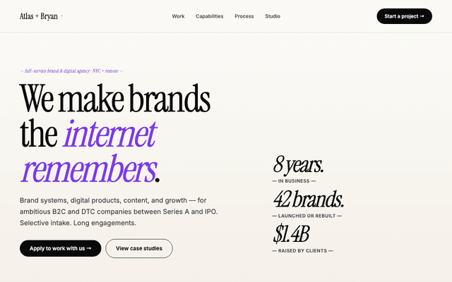 Brand & digital agency preview