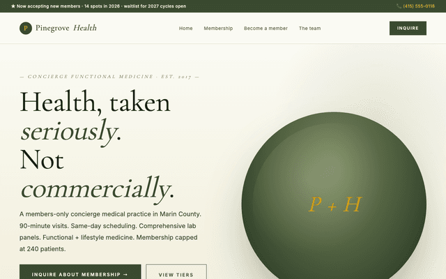 Concierge functional medicine preview