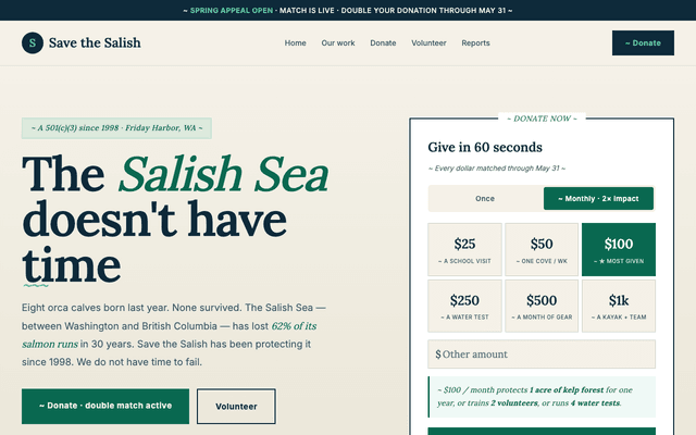 Salish Sea conservation preview