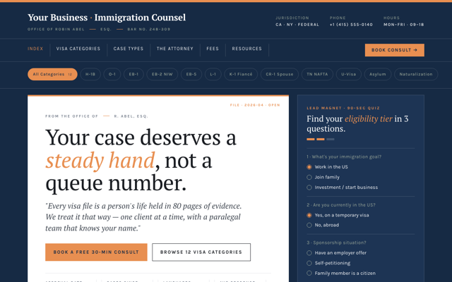 Immigration attorney preview