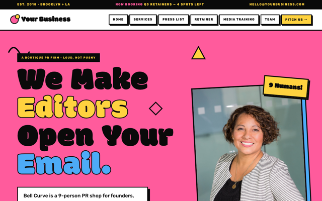Boutique PR firm preview