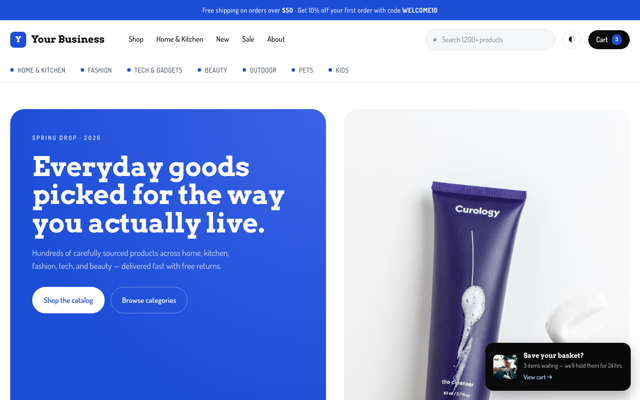 General-store ecommerce preview