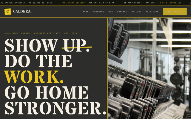 CrossFit affiliate gym preview