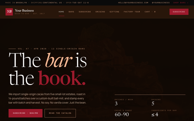 Bean-to-bar chocolate maker preview