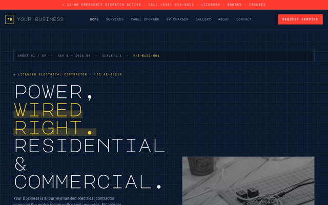 Electrical contractor preview
