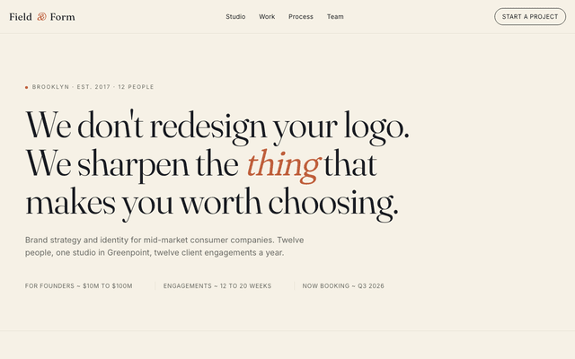 Brand strategy agency preview