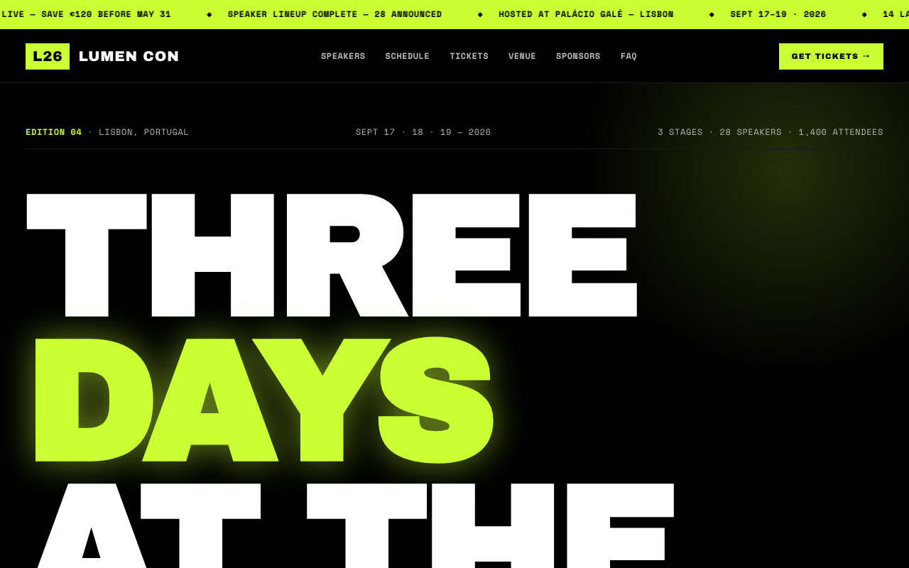 Tech + design conference preview