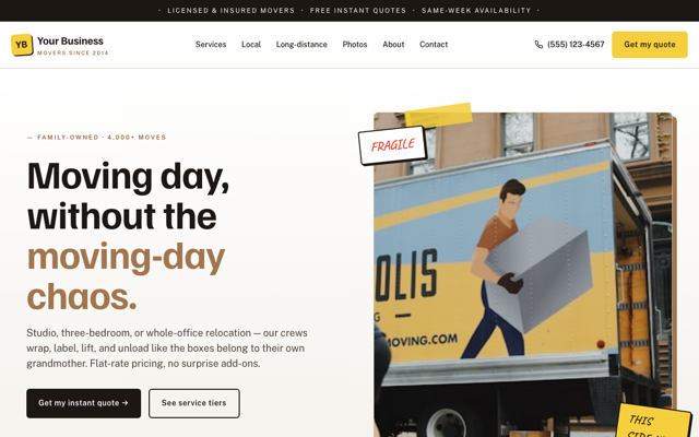 Residential movers preview