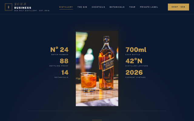 Coastal gin distillery preview