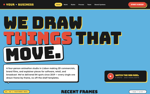 2D animation studio preview